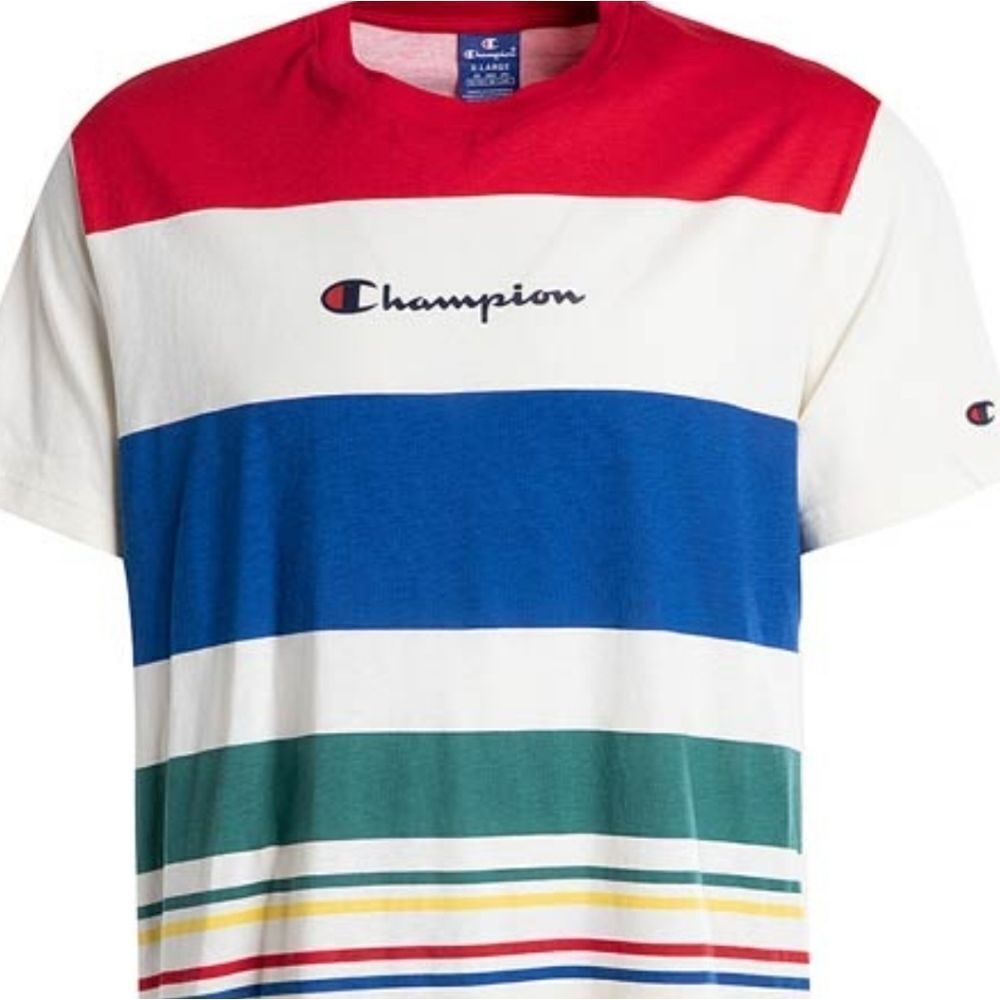 champion Multicolor Stripped Tee